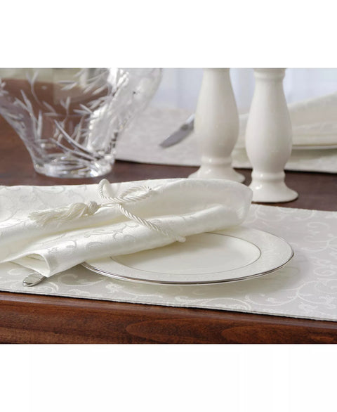 Lenox White Opal Innocence Napkins " 19 x19 "Table Cover   | Lenox in Lebanon