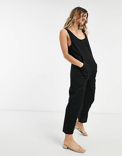 ASOS Design Women's Black Overall AMF1116