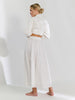 Sinsay Women's White Flared Midi Skirt | Sinsay In Lebanon
