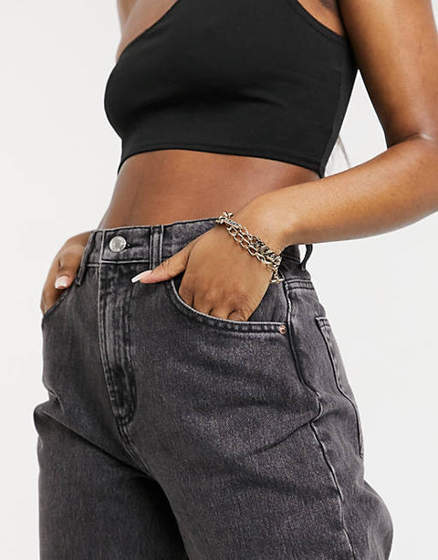 ASOS Design Women's Black Jeans AMF485 shr