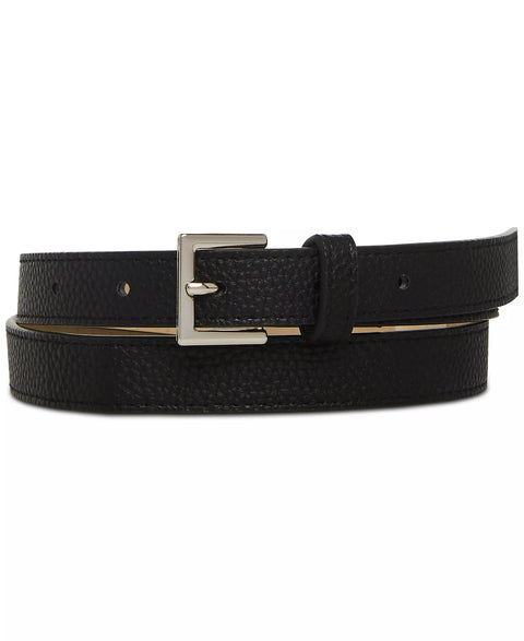Steve Madden Women's Black/Olive Green 2-Pk. Faux-Leather Belts | Steve Madden In Lebanon