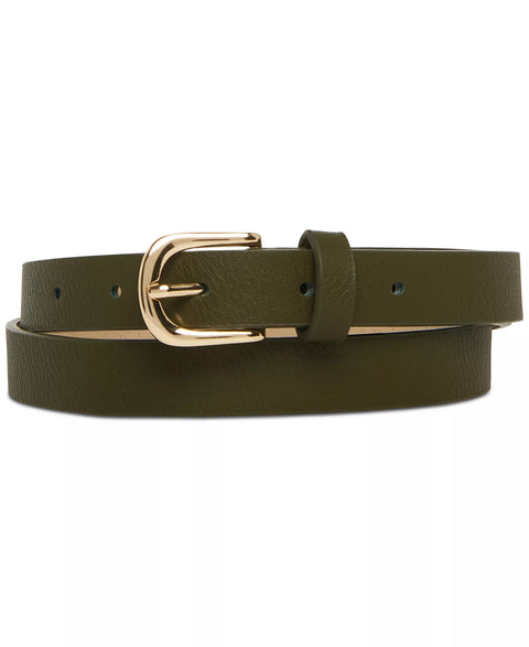 Steve Madden Women's Black/Olive Green 2-Pk. Faux-Leather Belts | Steve Madden In Lebanon