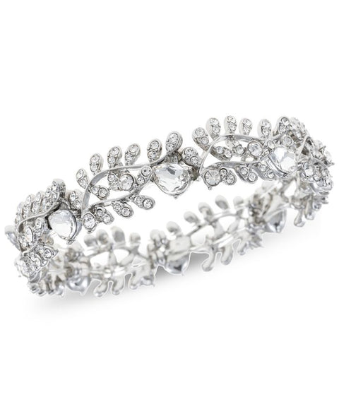 INC Women's Silver Crystal Bracelet ABW757 shr(ft21)