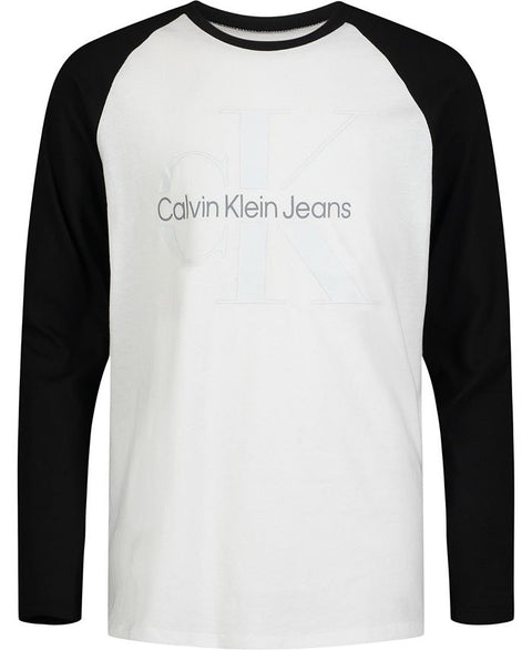 Calvin klein Boy's Black & White Sweatshirt ABFK308 shr