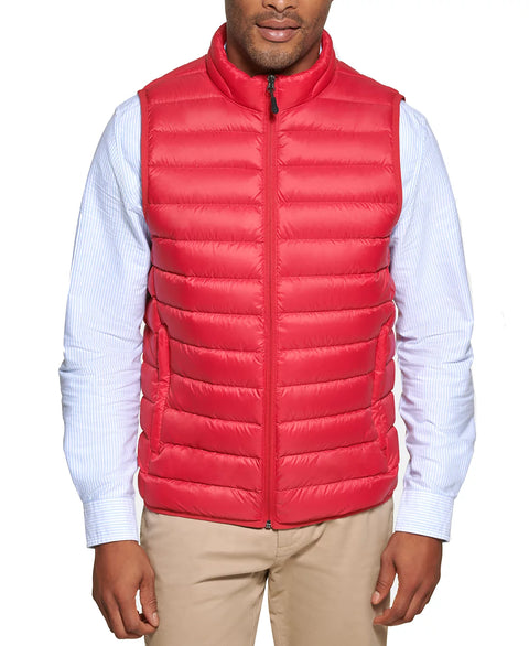 Club Room Men's Red Quilted Packable Puffer Vest | Club Room In Lebanon