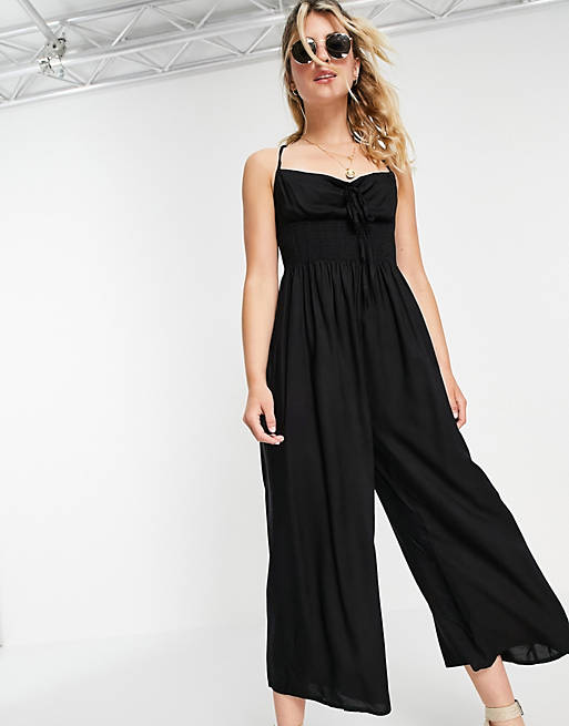 Asos Design Women's Black Overall AMF1023