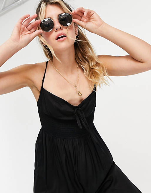 Asos Design Women's Black Overall AMF1023