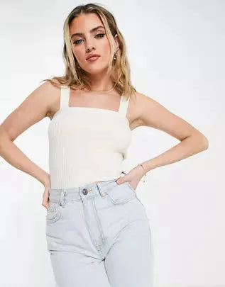 Asos Design Women's Cream Blouse ANF743