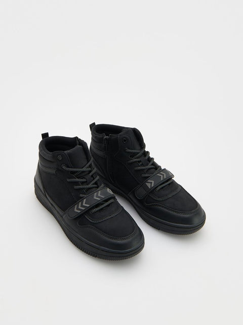Reserved Boy's Black Sport High Top Sneakers |Reserved In Lebanon