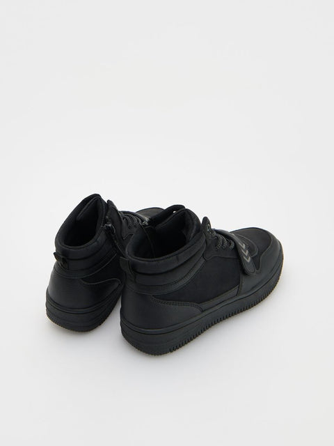 Reserved Boy's Black Sport High Top Sneakers |Reserved In Lebanon