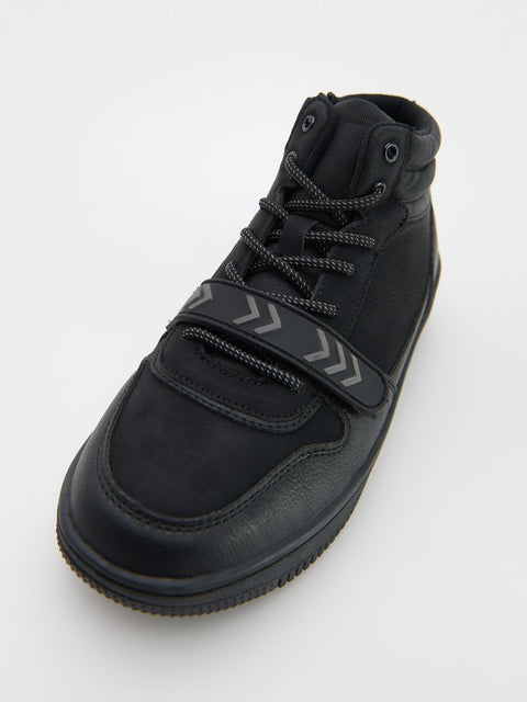 Reserved Boy's Black Sport High Top Sneakers |Reserved In Lebanon