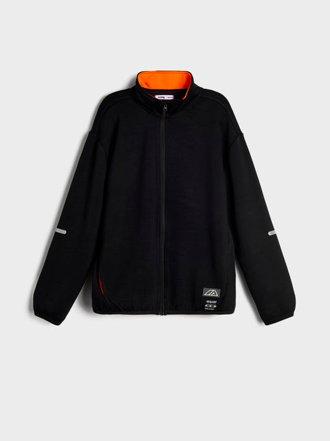 Sinsay Boy's Black Sports Jacket With Stand-Up Collar | Sinsay In Lebanon
