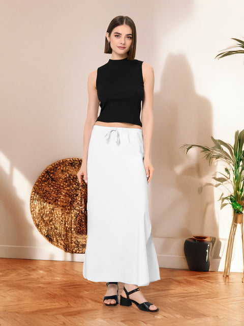 Sinsay Women's White Maxi With Ties Skirt   | Sinsay in Lebanon