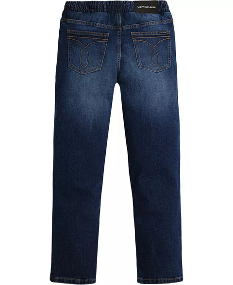 Calvin Klein Boy's Blue Denim Pull-On Jeans|Calvin Klein in Lebanon