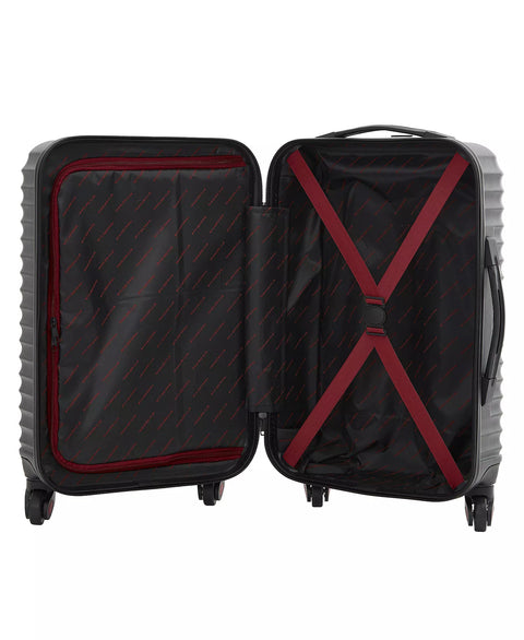 Travelers Club Black  Tour Collection 6 Piece Hard Side Set with Spinner Wheels Suitcase   | Travelers Club in Lebanon