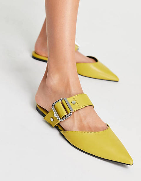 ASOS Design  Women's Lime Green Slipper ANS181 shr