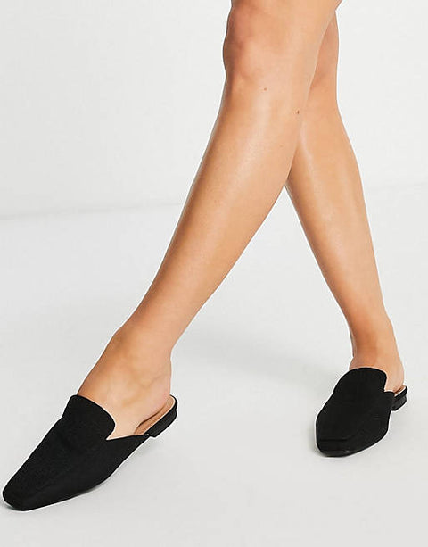 ASOS Design  Women's Black Slipper 101229655  AMS222 shoes3