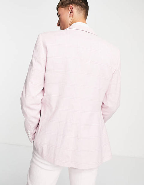 Asos Design Men's Pink Blazer ANF40 ("AN40) shr
