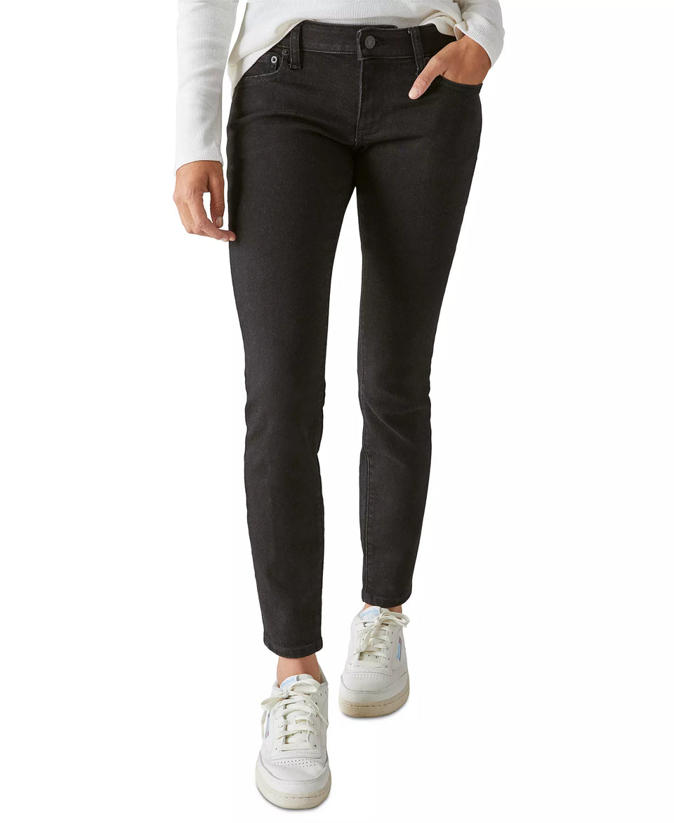 Lucky Brand Women's Washed Black Lizzie Low-Rise Skinny Jeans | Lucky Brand In Lebanon