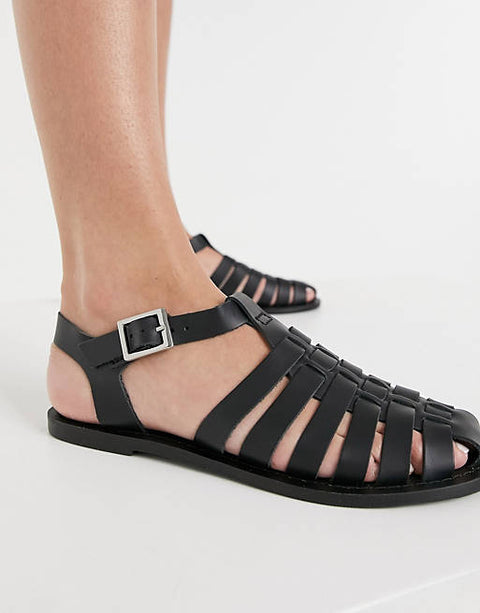 ASOS Design Women's Black Sandal ANS255 shr