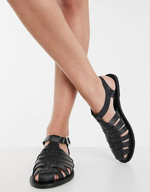ASOS Design Women's Black Sandal ANS255 shr