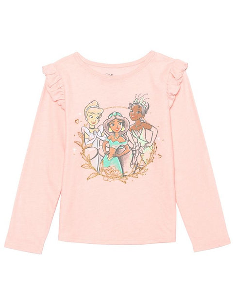 Disney Girl's Pink Sweatshirt ABFK192 (od43)shr