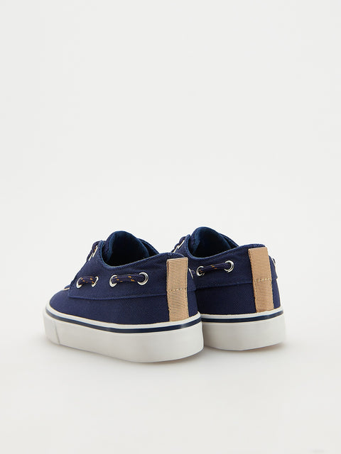 Reserved Baby Boy's Navy Cotton Sneakers | Reserved In Lebanon