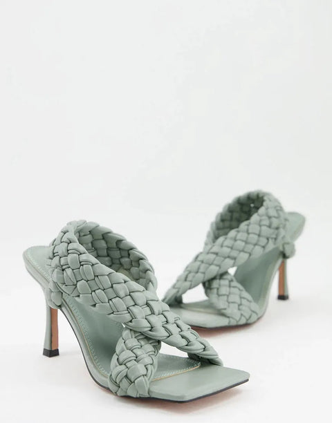 Asos Design Women's Mint Green Heels ANS518