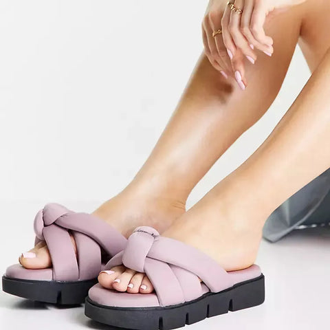 ASOS Design Women's Purple Slipper ANS606