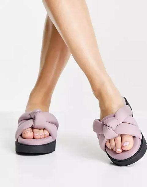 ASOS Design Women's Purple Slipper ANS606