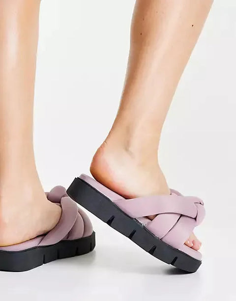 ASOS Design Women's Purple Slipper ANS606