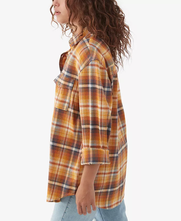 ONeill Women's Multicolor Coat Check Cotton Flannel Shirt |ONeill In Lebanon