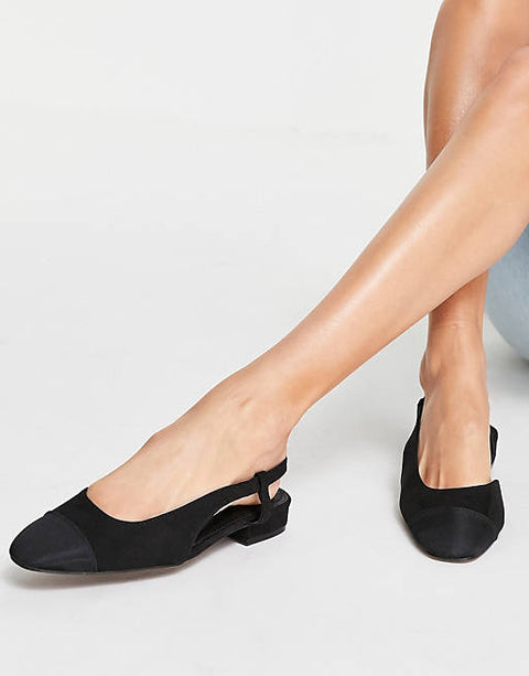 ASOS Design Women's Black Flat Shoes ANS232 (shoes 49,50,10) shr