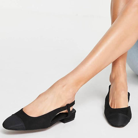 Asos Design Women's Black Sling Back Ballerina ANS970