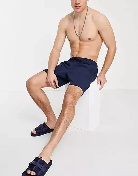 ASOS DESIGN Men's Navy Short ANF1135