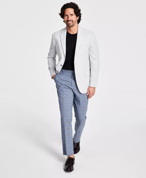 Tommy Hilfiger Men's Light Grey Modern-Fit Weave Sport Blazer | Tommy Hilfiger In Lebanon