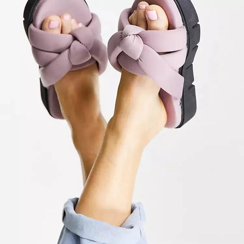 ASOS Design Women's Purple Slipper ANS606