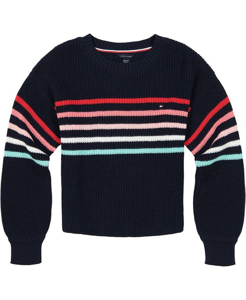 Tommy Hilfiger Girl's Navy Sweatshirt ABFK603(ma5)