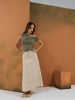 Sinsay Women's Beige Casual Maxi Skirt