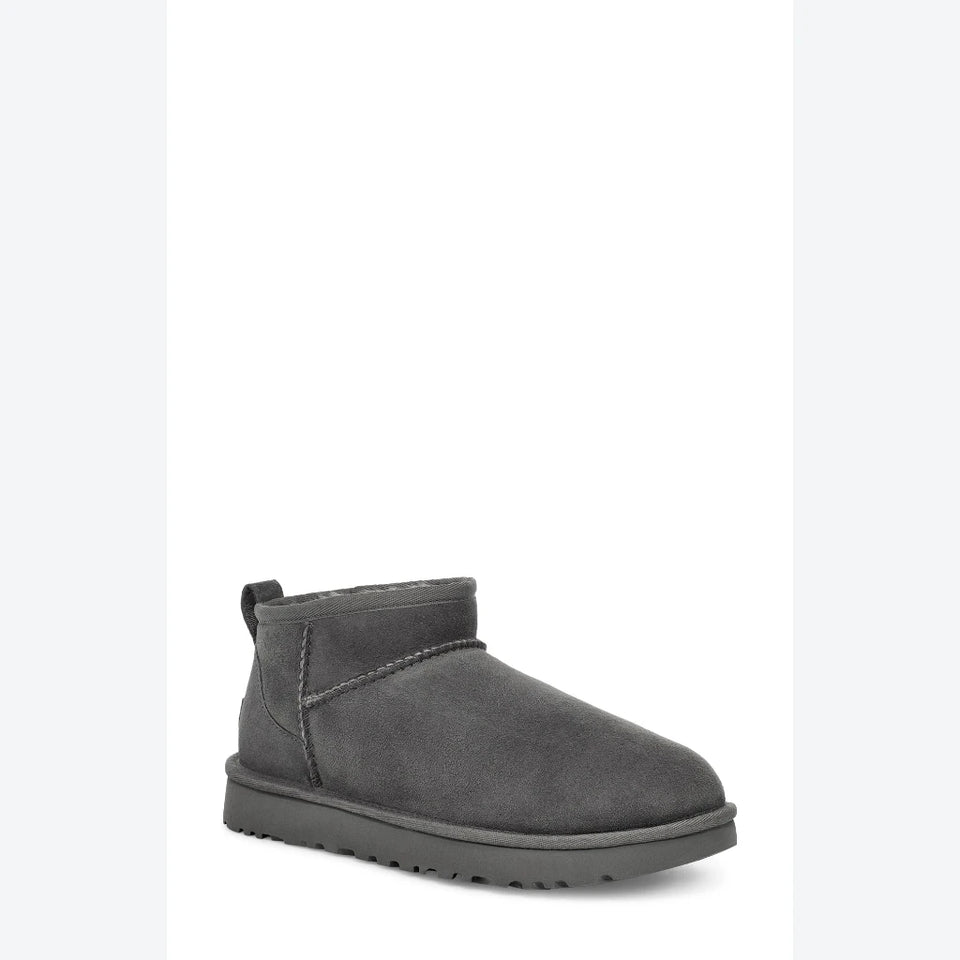 UGGWomen's Dark Grey Classic Ultra Mini Boots