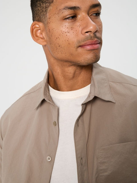 Sinsay Men's Gray Regular Fit Long Sleeve Shirt |Sinsay In Lebanon