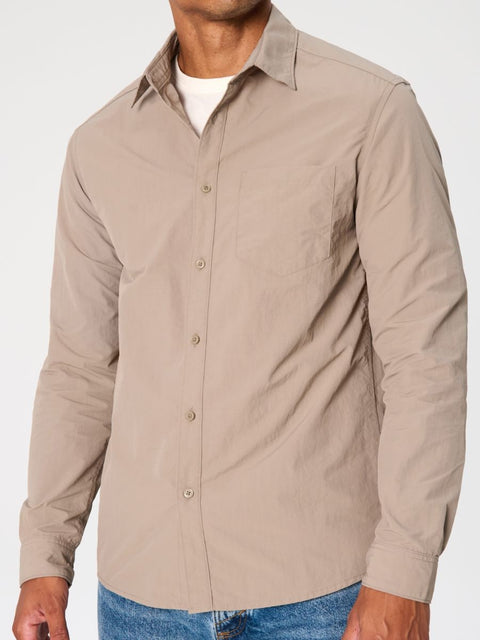 Sinsay Men's Gray Regular Fit Long Sleeve Shirt |Sinsay In Lebanon