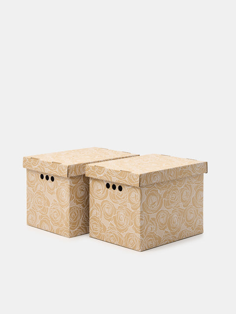 Sinsay Beige Paper Box 2 Pack 34 cm x 25 cm x 26 cm | Sinsay In Lebanon