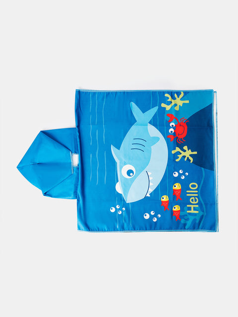 Sinsay Kid's Blue Printed Cotton Towel 30x50 | Sinsay In Lebanon