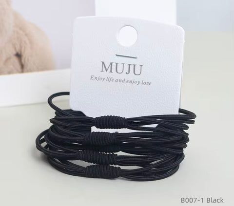Muju Set Of colorful Elastic Hair Ties|Muju In Lebanon