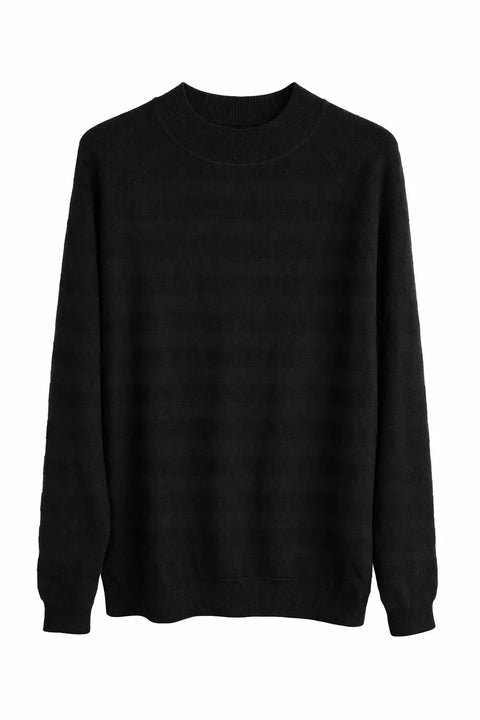 Alfani Men's Black Crew Neck Textured Sweater | Alfani In Lebanon