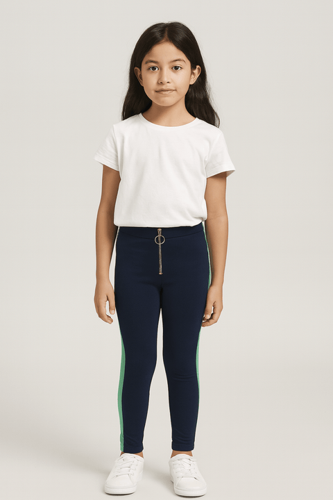 S.Oliver Girl's Navy Straight Pants | S.Oliver in Lebanon