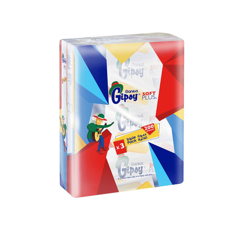 Gipoy soft plus packaging with colorful design on a white background