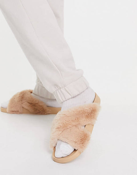 ASOS Design Women's Camel Slipper ANS496 (shoes 46)