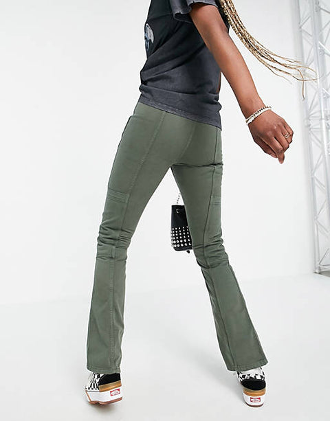 ASOS DESIGN  Women's Khaki Jeans 101241712 AMF759 (FM18)